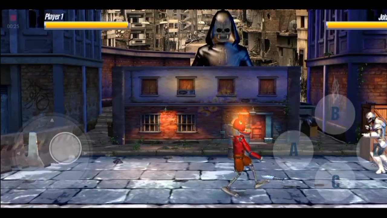 Street Night Battle Animatronics VS Robotics - gameplay Unity FNAF Beat em up Halloween