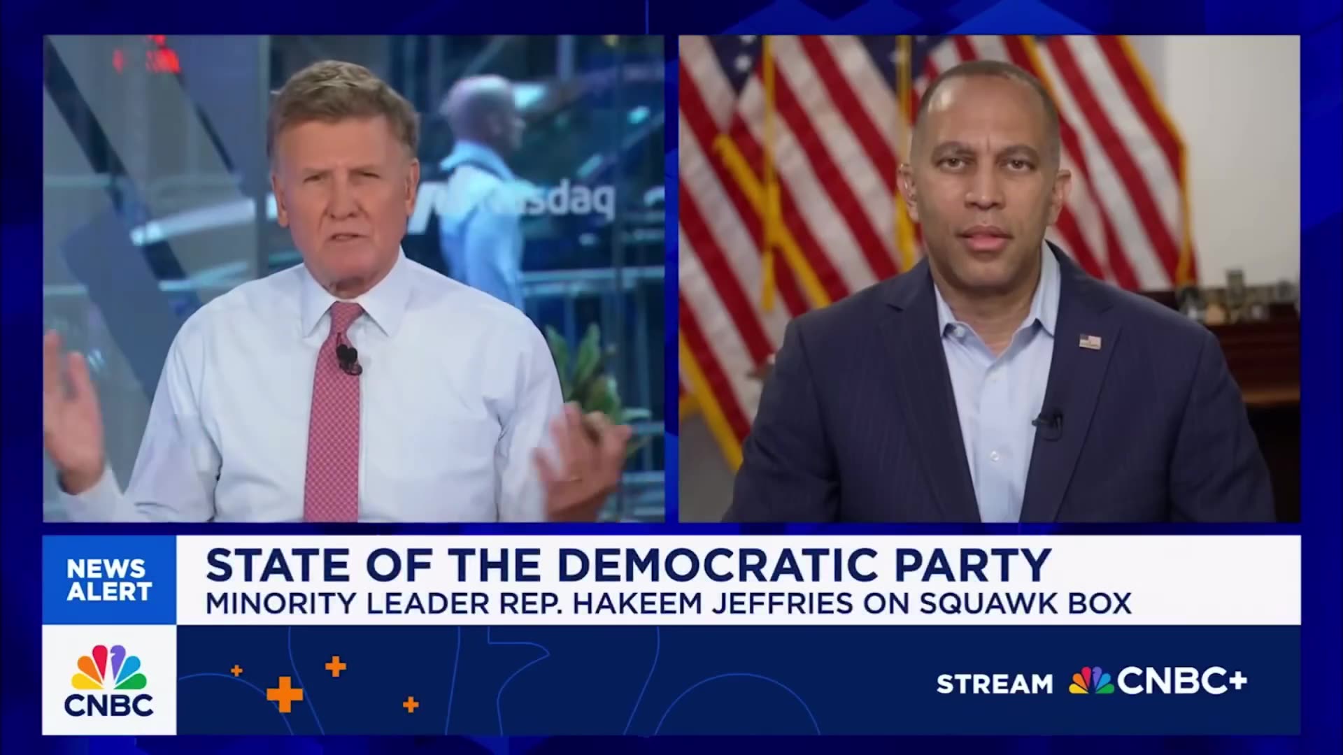 Joe Kernen wrecks Hakeem Jeffries