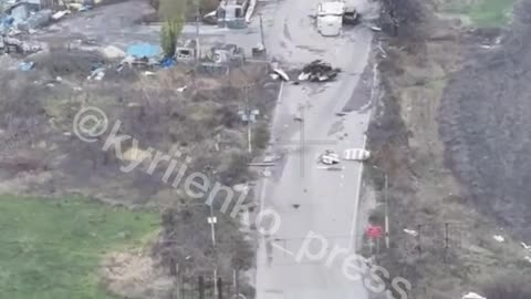 π₯π₯ Destroyed Russian column on the southern outskirts of Pokrovsk!