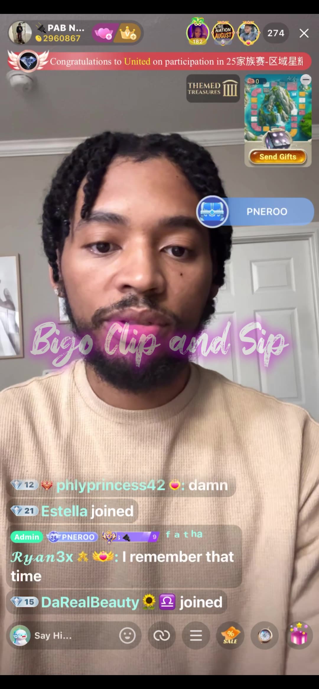 Pablo throws bleach on an intruder that entered his apartment 8/8/25 #bigoclipandsip