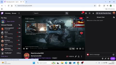 Halo Live Stream