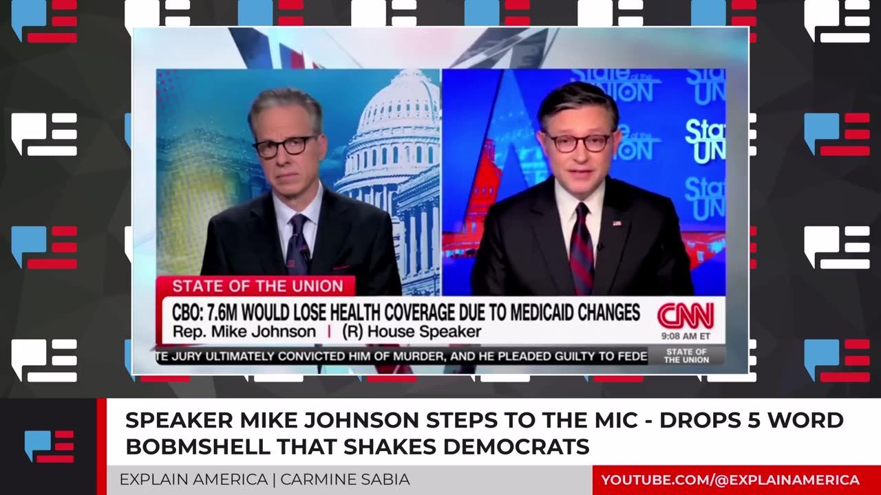 Speaker Mike Johnson Steps To The Mic - Drops 5 Word Bombshell That Shakes Democrats