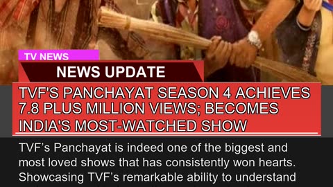 Tvfs Panchayat Season Achieves Plus Million