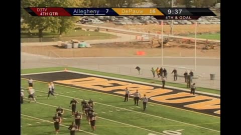 October 26, 2013 - College Football Highlights : Allegheny at DePauw