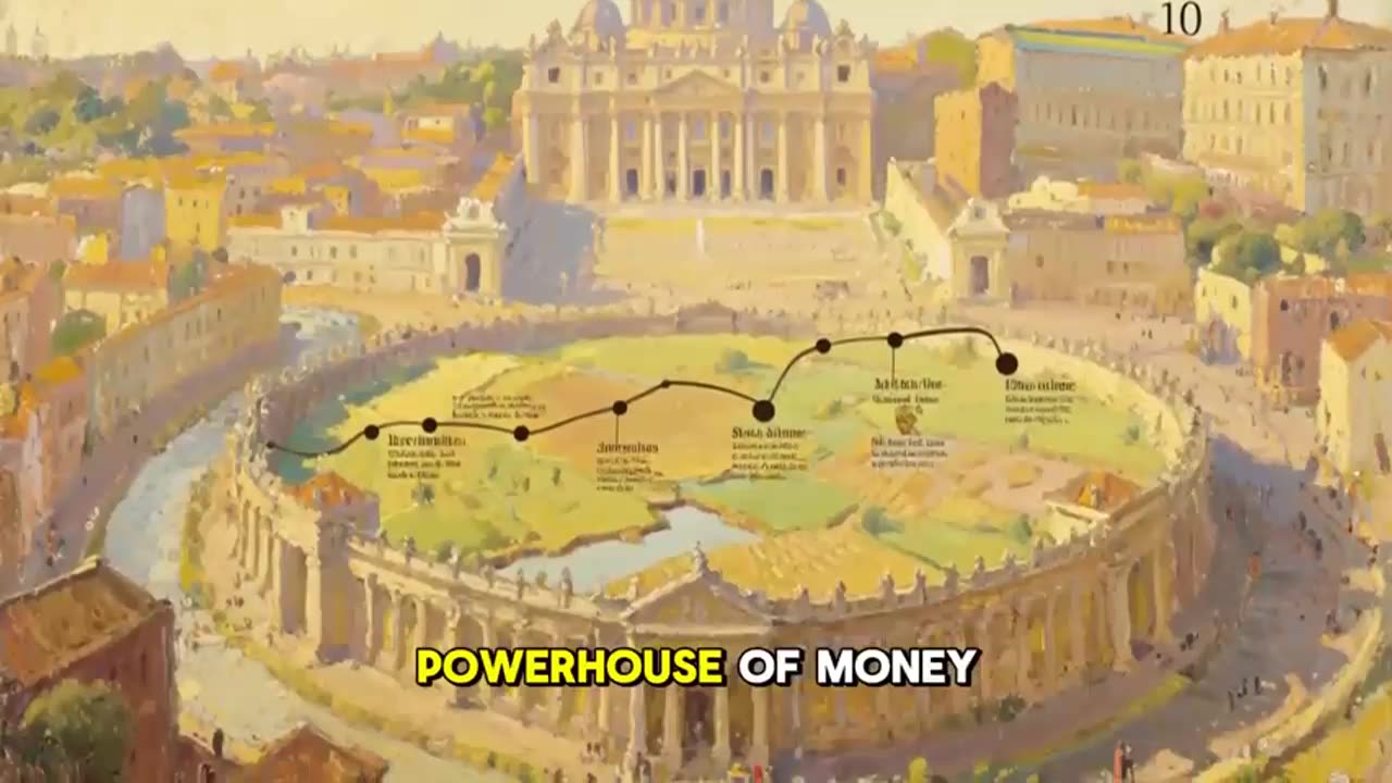 The Vatican and the Roman Catholic machine, wealth built in the shadows.