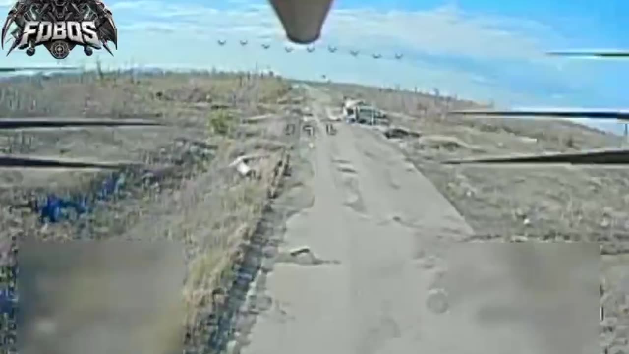 The two FPVs couldn't get past each other and flew head-on.