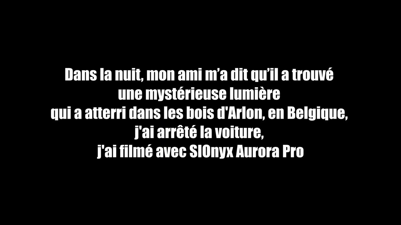 Une mystérieuse lumière atterri dans les bois d'Arlon, en Belgique