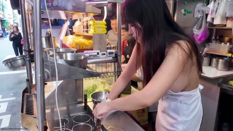 Taiwan Street Food_ Delicious Braised Snacks｜嘉義超好吃超便宜滷味🔥｜ 맛있는 루웨이｜台湾屋台グルメ_美味しい滷味