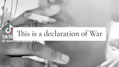 A declaration of war