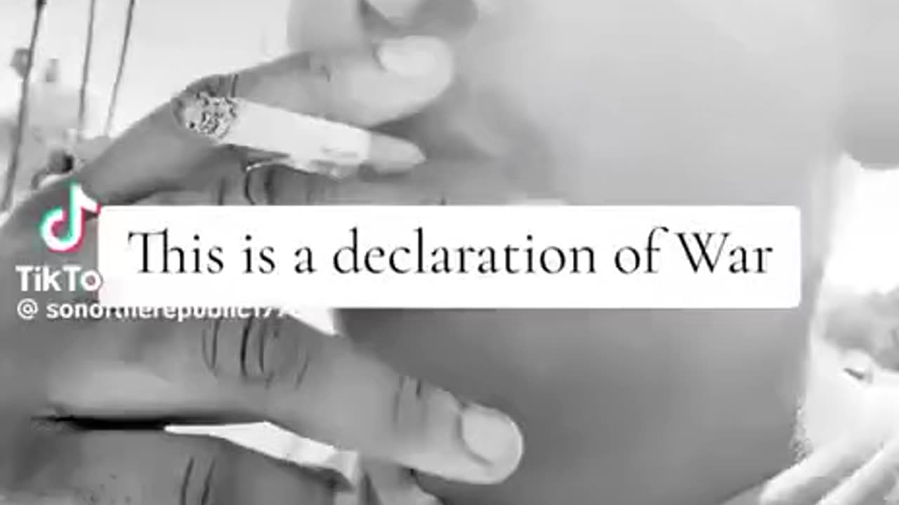 A declaration of war