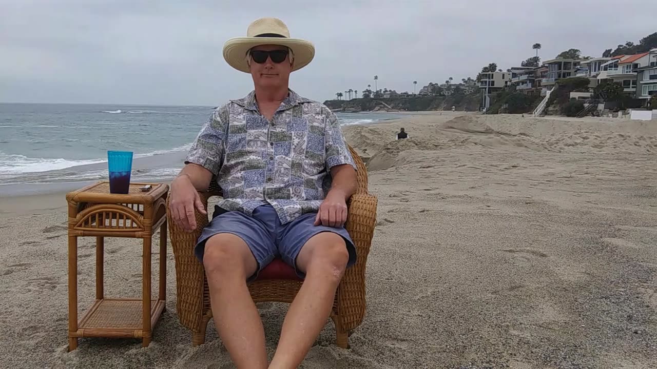 The Beach Captain in Time-Lapse. Aliso Beach, California. TL 029
