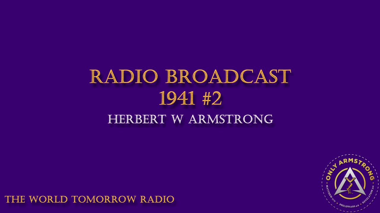 The World Tomorrow Radio- 1941 Radio Broadcast #2