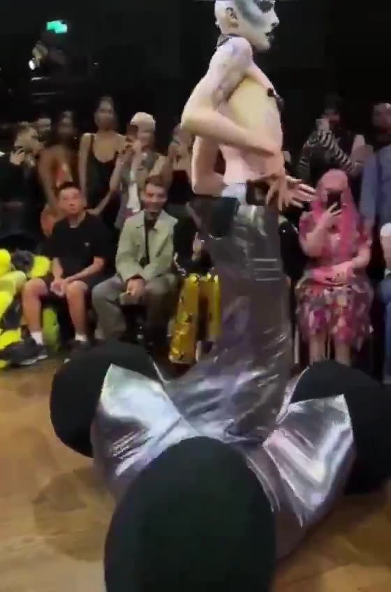 Just another video of the disgusting satanic freak show in Paris!