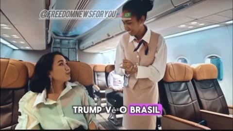 A narrativa é feita por uma ativista esquerdista que chama o Presidente Trump de “ DITADOR”