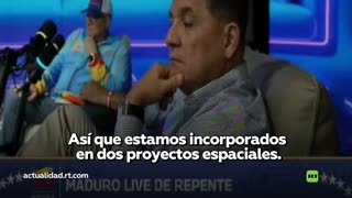 Maduro revela que Venezuela participa en proyectos espaciales con tres países BRICS
