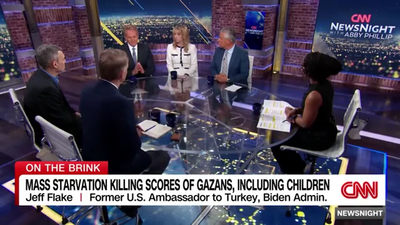 Why is the US silent about the starvation in Gaza? CNN NewsNight panel debates