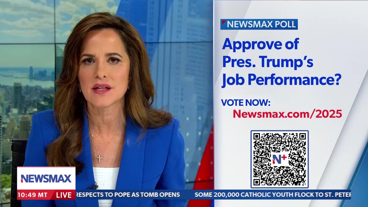 Newsmax begs users to vote in Trump 'poll' after Fox News shows low approval ratings
