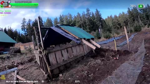 Day 343 Building Twitch's BIGGEST GARDEN HOMESTEAD/ FARMSTEAD REMOTE Isolated ALASKAN Village | !Real !Homestead