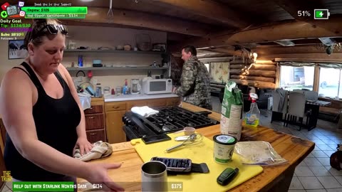 Day 343 Building Twitch's BIGGEST GARDEN HOMESTEAD/ FARMSTEAD REMOTE Isolated ALASKAN Village | !Real !Homestead