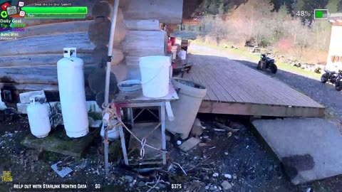 Day 343 Building Twitch's BIGGEST GARDEN HOMESTEAD/ FARMSTEAD REMOTE Isolated ALASKAN Village | !Real !Homestead