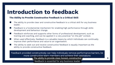 Providing Constructive Feedback (Part 1): Say It Right. Make It Count. | High Impact Academy