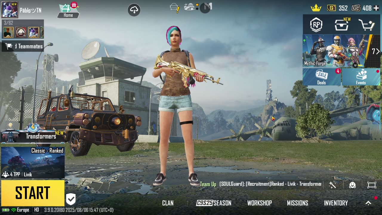 PUBG Mobile Global 🌍 | Squad Push + Viewers Match 💥