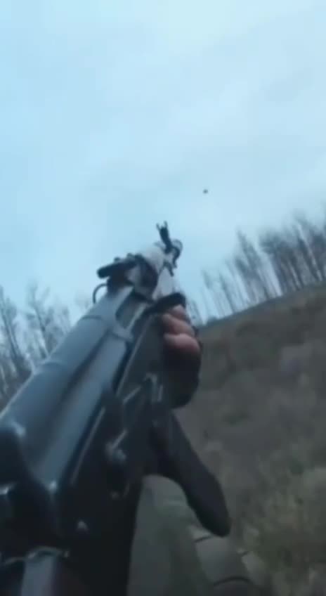 Russian Fighter Shoots Down Ukrainian Drone
