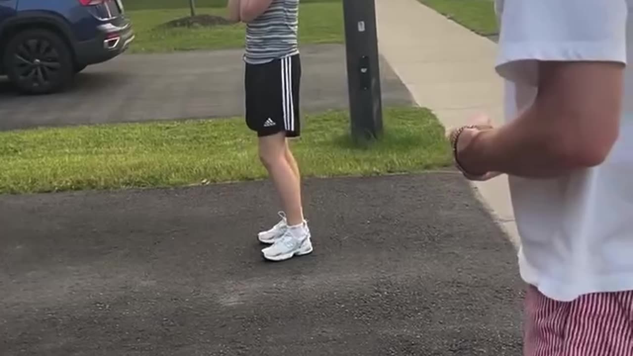 When we decided to congratulate dad on his anniversary 😅