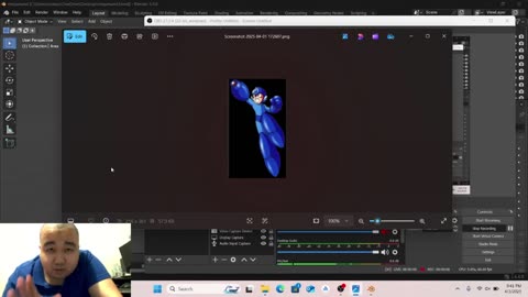 Blue Bomber Reborn - Creating Classic Mega Man in Blender | 3D Modeling Showcase