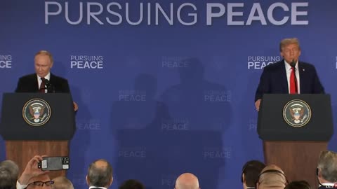 TRUMP - PUTIN press conference after ALASKA summit