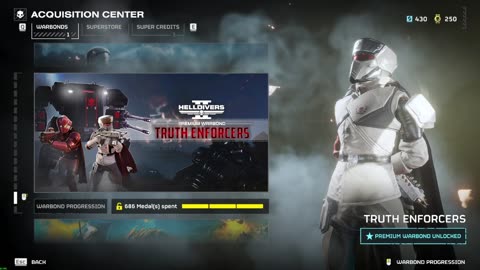 Helldivers, for SUPER- credits?