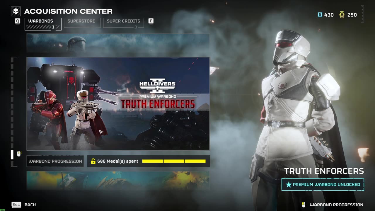 Helldivers, for SUPER- credits?