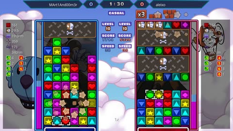 Panel Attack 2-Player Casual (9-21-2025): MArt1And00m3r vs. Aleixo