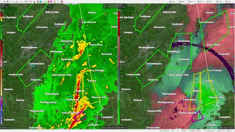 🚨 TORNADO WARNINGS: Alabama – Live Weather Alert