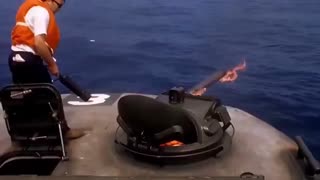 During the Vietnam War, the U.S. Navy equipped boats with napalm flamethrowers