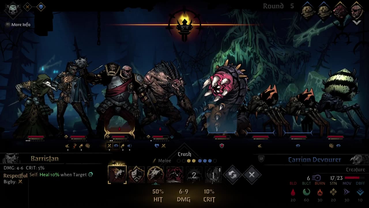 (Darkest Dungeon 2) Grandslam 3, Act 3, 2/6, The Catacombs