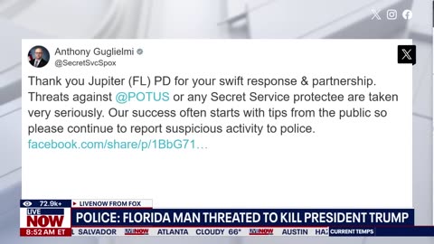 BREAKING: Man threatens to kill President Trump LiveNOW from FOX