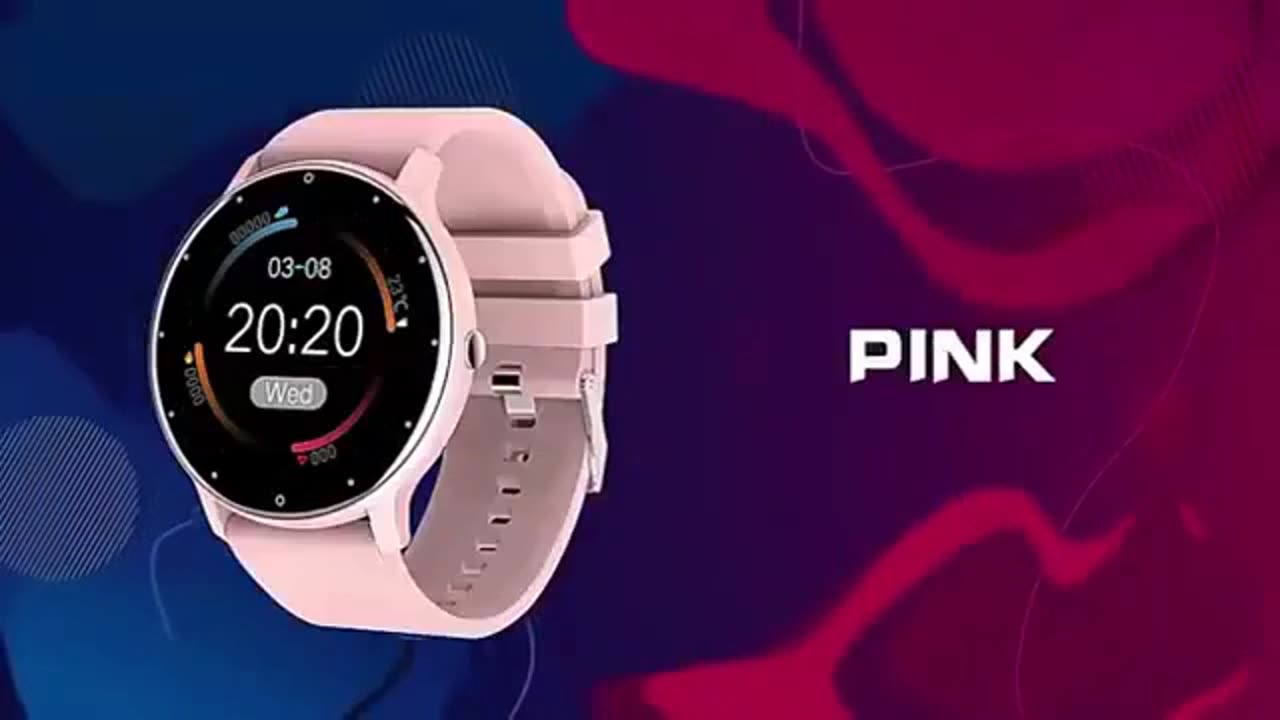 Full Touch Screen Sport Fitness Smart Watch Men Women Waterproof Bluetooth Android IOS
