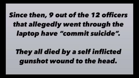 🔥🤬🔥9 of 12 NYPD officers that went thru the Anthony Weiner laptop were suicided according to reports