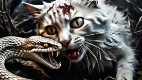 Cat vs Snake: A Fight for Survival