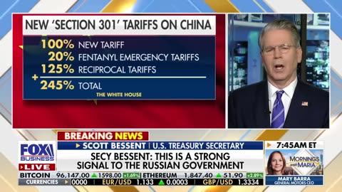 Treasury Secretary Bessent updated on the China tariff accord said this would be "devastating."