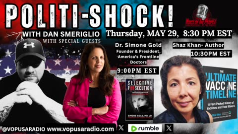 POLITI-SHOCK! "EXPOSE & DESTROY TYRANNY" W/ DR. SIMONE GOLD & SHAZ KHAN!