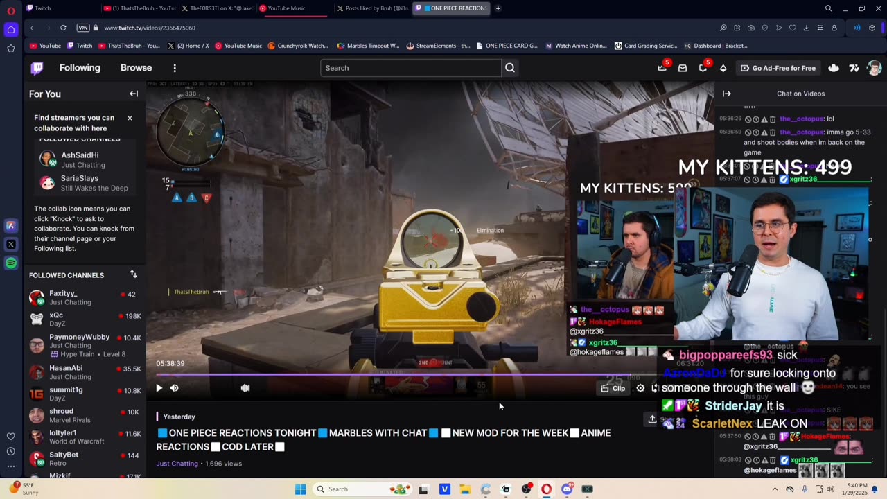 ThatsTheBruh Reviewing film when he got Spam Reported on Call of Duty