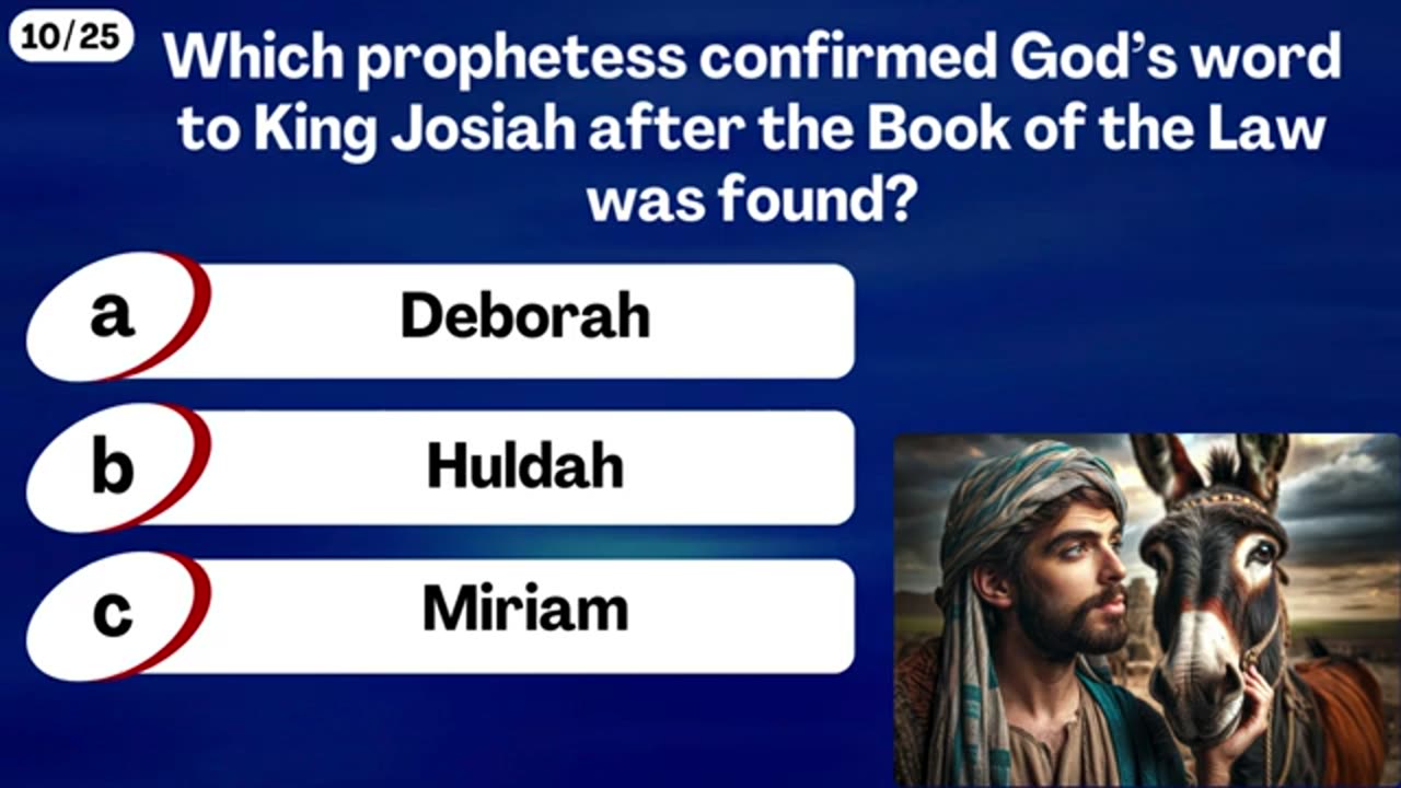 The Hardest Bible Characters Quiz | 25 Names Almost Everyone Misses!