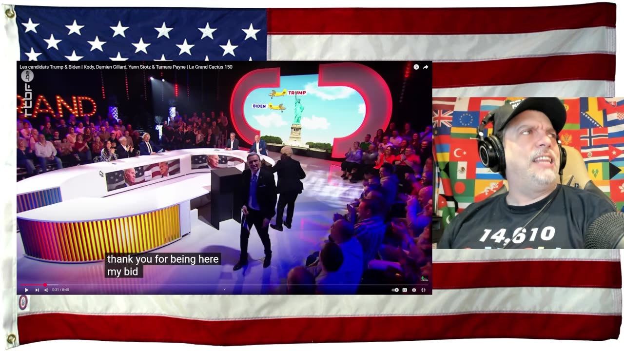 Les candidats Trump & Biden | Kody, Damien Gillard, Yann Stotz & Tamara Payne | - REACTION