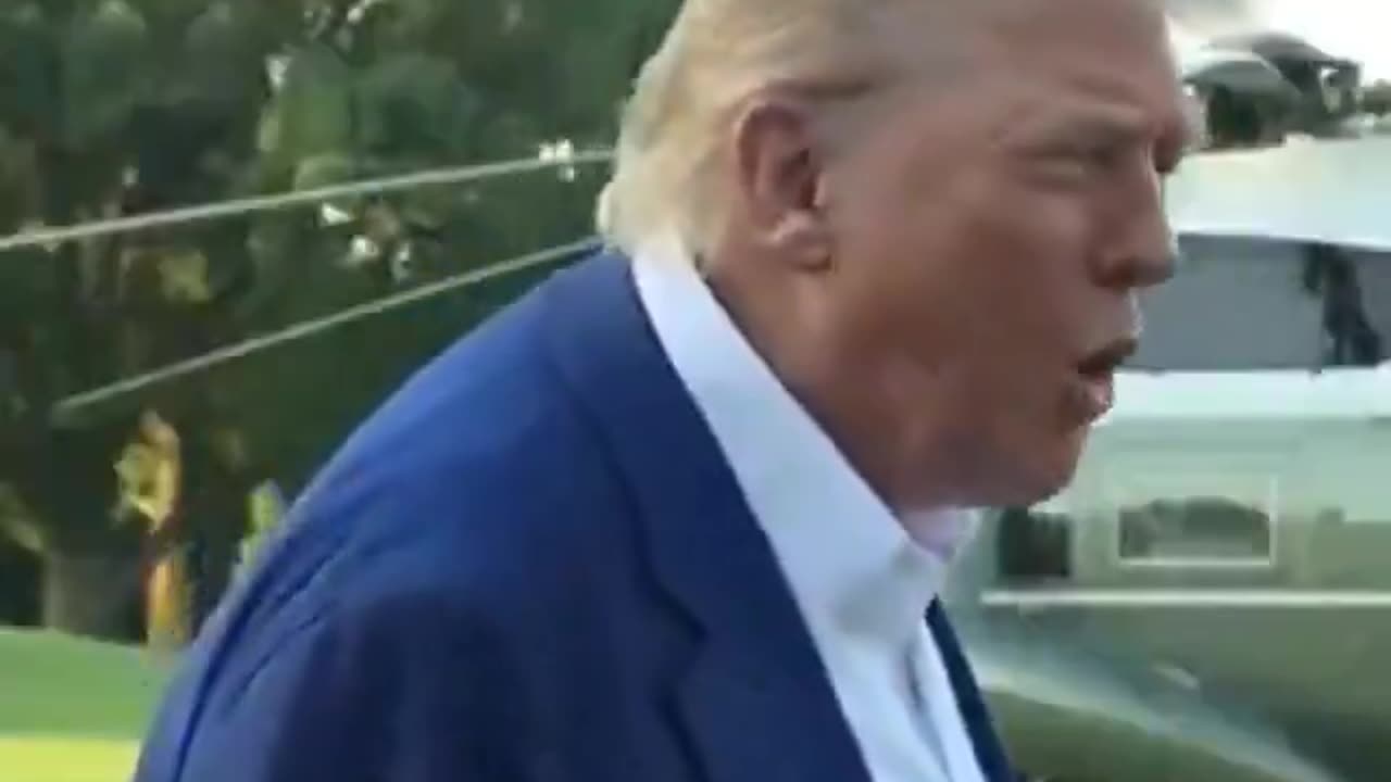 Trump's rant has become a meme on social media.
