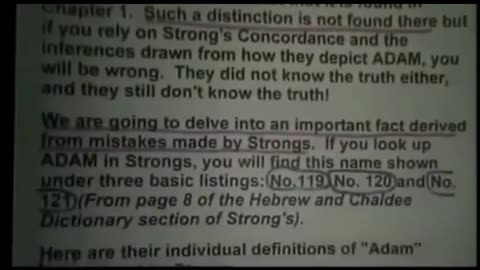 Adam 119, 120 and 121 in Strong's Concordance - James Wickstrom