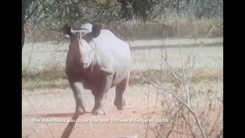 This Rhino’s Charge Shook the Whole Safari 😱💥 | Nature’s Real-Life Tank!