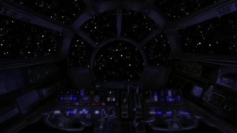 Spaceship Cockpit - Sleep Sound - White noise of the Universe - Deep relaxation - Space Travel