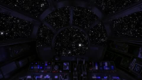 Spaceship Cockpit - Sleep Sound - White noise of the Universe - Deep relaxation - Space Travel